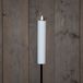 Anna's Collection Anna Collection solar kaars fakkel - wit - tuinsteker - H76 cm - 3D lont - tuinlamp