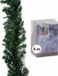 Bellatio Decorations Koopman International Dennenslinger/dennenguirlande groen 270 cm met helder witte verlichting