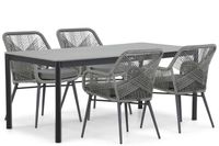 Lifestyle Garden Furniture Lifestyle Lifestyle Advance/Como 180 cm dining tuinset 5-delig