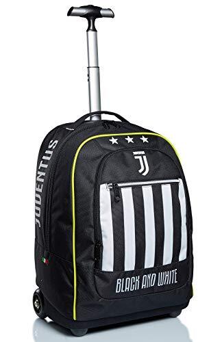 Seven Big Trolley Juventus, Best Match, zwart-wit, voor school en reizen, met bijpassend horloge