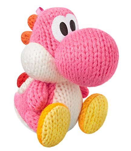 Nintendo Amiibo Yoshi's Woolly World Collection Figuur: Wol-Yoshi #pink