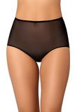 Teyli Comfortabele damesslip met hoge taille – transparante slip, perfect voor dagelijks gebruik., Zwart