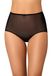 Teyli Comfortabele damesslip met hoge taille – transparante slip, perfect voor dagelijks gebruik., Zwart