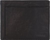 FOSSIL Leren Kaarthouder Neel Bifold With Flip ID Black Zwart