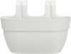 Elho Vibia Campana Easy Hanger M 36 - Balkonbak met Ophanghaken - 100% Gerecycled Plastic - Ø 36.0 x H 26.5 cm - Zijdewit