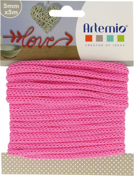 Artemio punnikdraad fuchsia 5 m x 5 mm