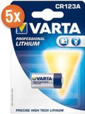 Varta CR123A 3V Lithium Fotobatterij 1480 mAh (1 stuk)
