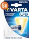 Varta CR123A 3V Lithium Fotobatterij 1480 mAh (1 stuk)