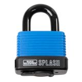 BURG-WÄCHTER Splash 470 45 Conventioneel hangslot Zwart, Blauw