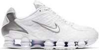 Nike Shox TL Heren Sneakers Sportschoenen Wit Zilver AV3595-100