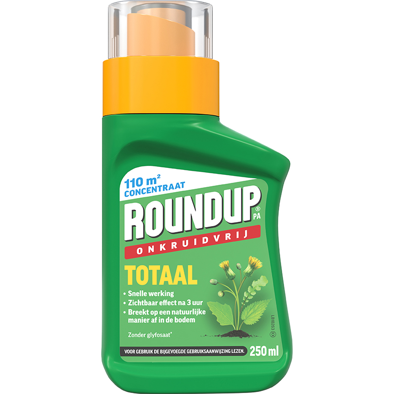 ROUNDUP® Totaal Onkruidvrij Concentraat - 250ml voor 110m²