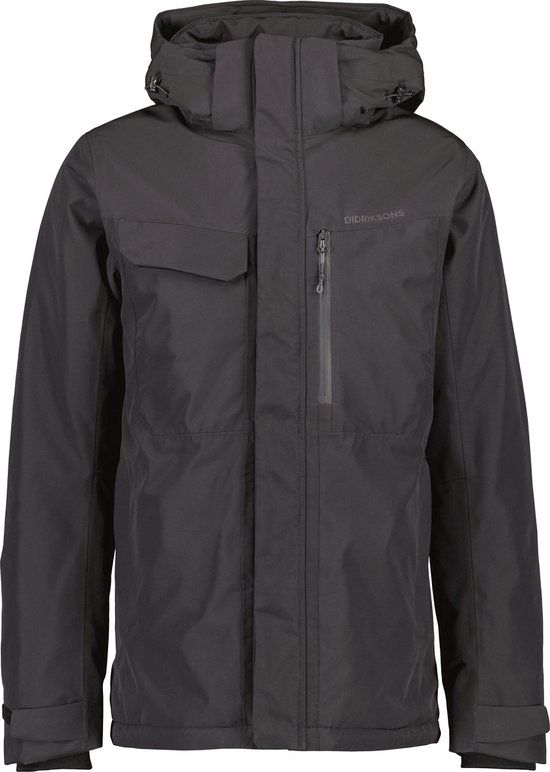Didriksons STEFAN USX JKT Heren Outdoorjas - Black - Maat S - 2024