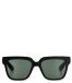 Looplabb Max Sun Zonnebril Zwart Groen Unisex Volwassenen