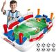 HORCONDORM S.R.L. Table de baby-foot pour enfants – Mini table de baby-foot 55x31cm avec cloche et tableau de score, jouet de baby-foot pour garçons 5 6 7 8 ans, cadeau de football pour enfants pour Noël et anniversaire