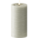 Delight Candles LED Bougie pilier Ø 7,5 x 15 cm Vert sauge