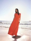 Next - Dames - Midi-jurk - Tall - Rood