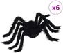 vidaXL Halloween Home Trainer Decoratie 6 stuks Zwart 75 cm