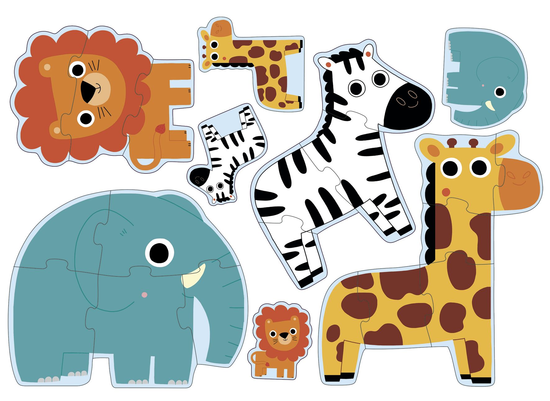Djeco DJ07135 Puzzel - Hout - 2+ jaar
