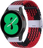 By Qubix Qubix Garmin Approach S12 / S40 / S42 - Braided bandje - Rood / zwart