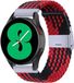 By Qubix Qubix Garmin Approach S12 / S40 / S42 - Braided bandje - Rood / zwart