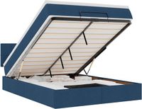 vidaXL - Bedframe - Blauw - Stof - 140x200cm