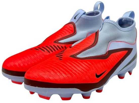 Nike JR Phantom 6 High Academy FG/MG Voetbalschoenen Kinderen Maat 38 Paars/Rood