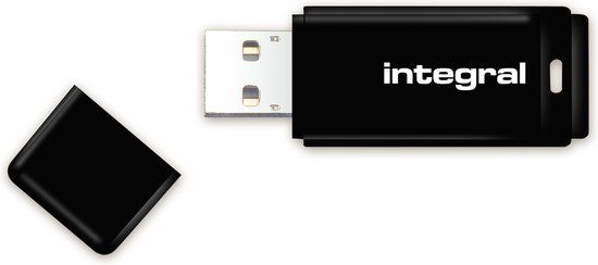 Integral USB-stick 64GB Black USB 2.0 - INFD64GBBLK.