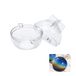 WANDIC Moules à bougies, 1 pc moule rond de bougie en plastique pour bougies DIY pour église, Noël, dîner, Saint-Valentin, décoration de maison
