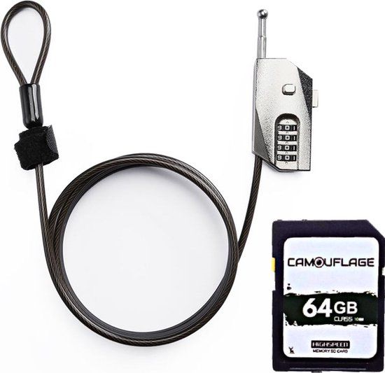 Camouflage Avios Camouflage Trailcamera Lock + SDXC 64GB