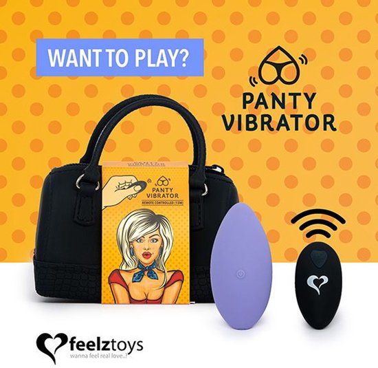 FeelzToys Panty Vibe Panty Vibrator – Paars
