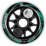 Powerslide Graphix Led Roue Gauche Argent 110 mm / 85A