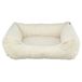 Trixie Jonna Hoekig Ribfluweel Creme Hondenmand 120x80 cm