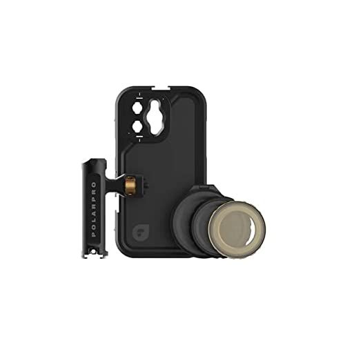 Polar Pro - LiteChaser iPhone 14 Pro Max - Cage Kit - Incl. iPhone 14 Pro Max Cage - Enkele handgreep - VND 3-5 Filter