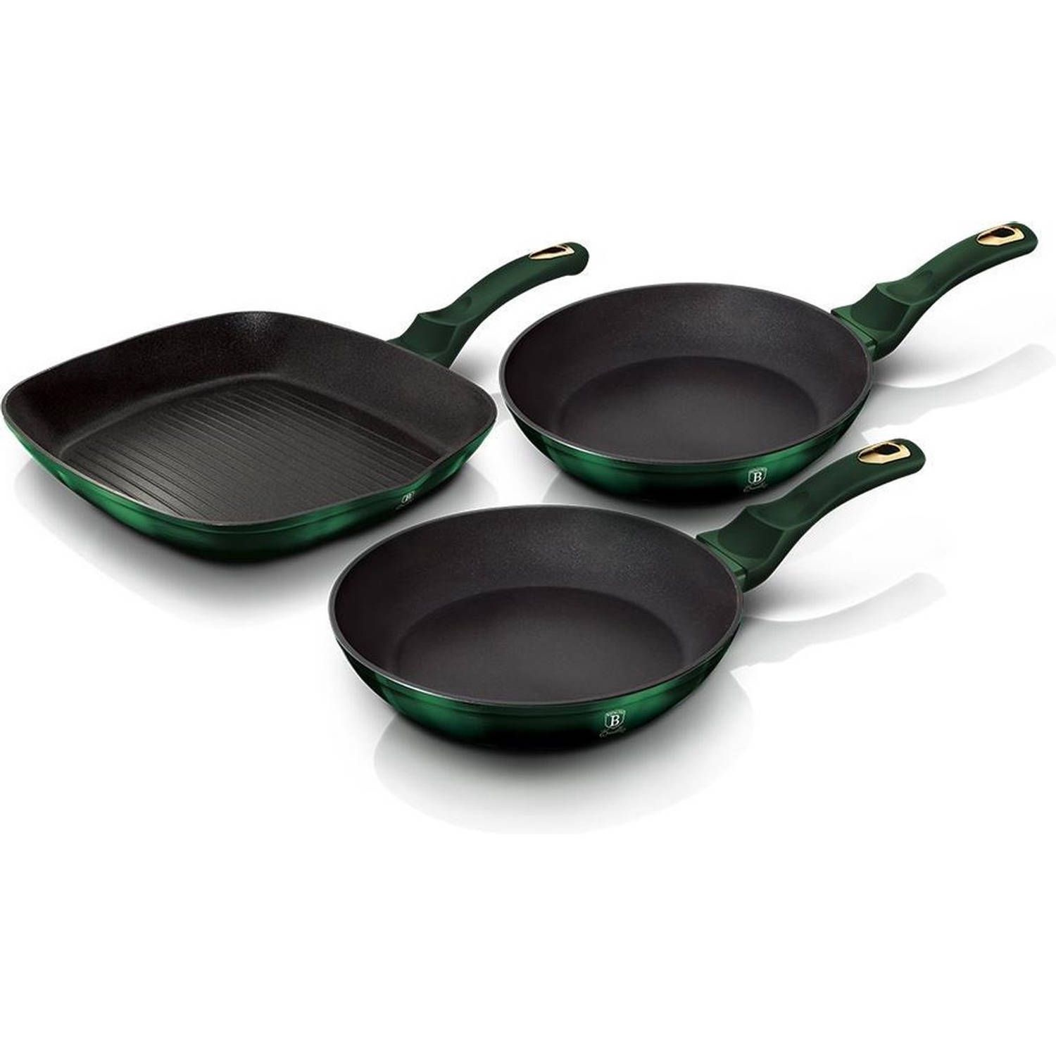 Berlinger Haus BH-6167F Emerald Collection Pannenset - 3-delig