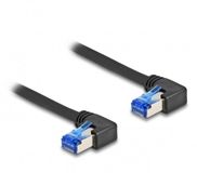 Delock SFTP CAT6a netwerkkabel | haaks (links) / haaks (links) | zwart | LSZH | 2 meter