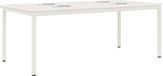 Table de salle à manger 200 x 100 x 75 cm Pin massif Blanc Rectangulaire