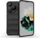 Techsuit Hoesje geschikt voor Huawei Pura 70 - Magic Shield Silicone Back Cover - Zwart