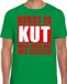 Bellatio Decorations Shoppartners Bv Foute Kersttrui t-shirt - Kerst is kut maar toch gezellig - groen - voor heren L