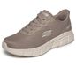 Skechers Heren BOBS B Flex Glacial Edge Sneaker, donker taupe mesh, 7.5 UK