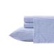Poppy & Fritz - Twin XL lakenset, katoenen percal beddengoedset, knapperig en cool, stijlvol interieur (Oxford streep blauw, Twin XL)