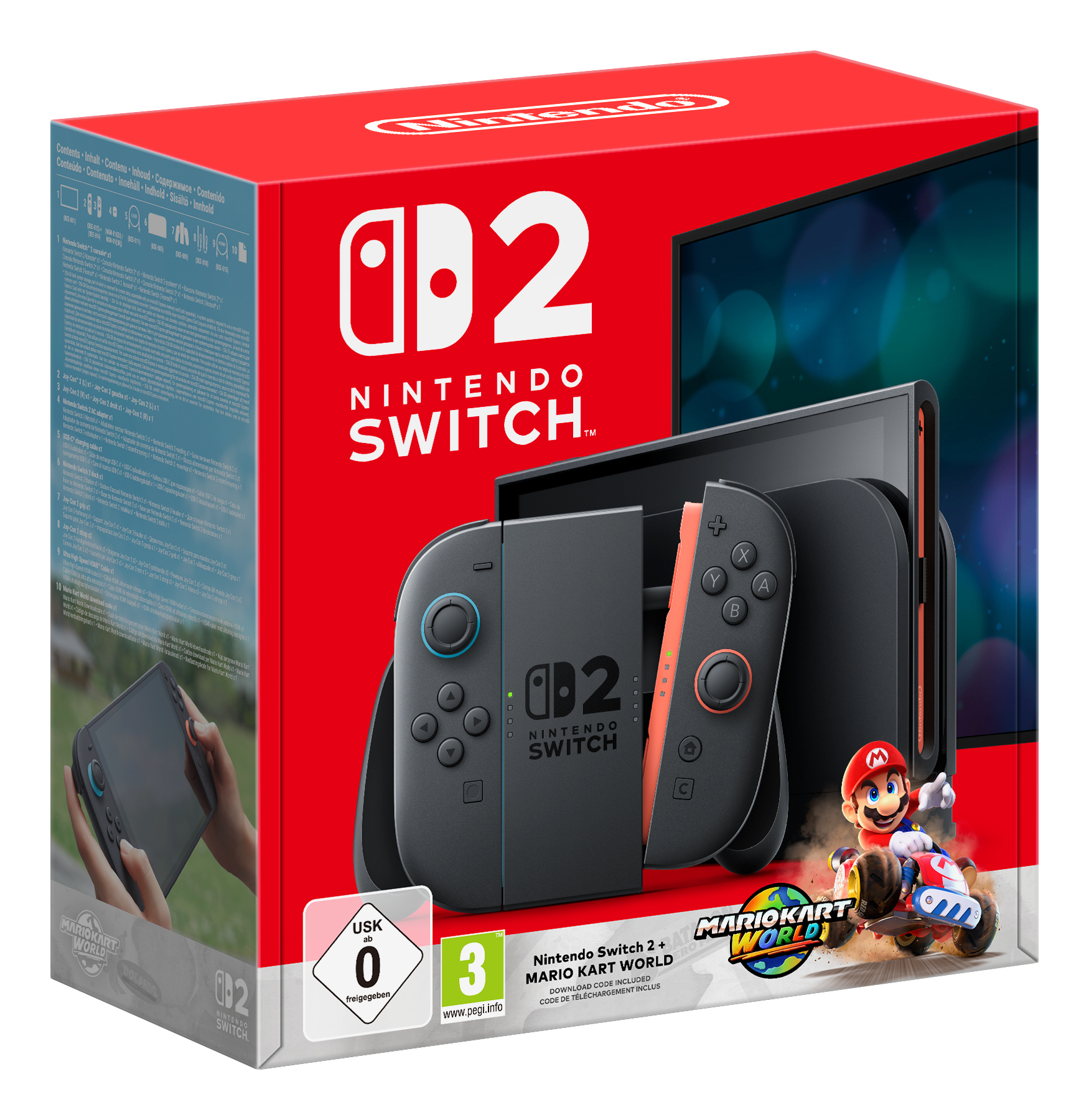 Nintendo Switch 2 + Mario Kart World Zwart