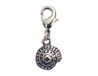 INNSPIRO Nice Charms Metalen hanger zeeslak met karabijnhaak 11 x 13 mm 25 u, 10x22mm., Metaal, Geen edelsteen