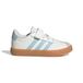 adidas Unisex - barn Vl Court 3.0 Hook And Loop kinderschoenen, core white/ice blue/Gum 3, 35 EU