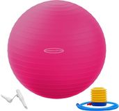 BalanceFrom Anti-Burst en Slip Resistant Oefening Bal voor Yoga, Fitness en Geboorte Met Snelle Pomp, 2 lbs Capaciteit