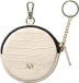 AVY Mini Telefoontasje / Phone Bag Pouch met Rits en Haakje Leer Croco Beige