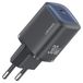 USAMS Chargeur secteur CC251 30W GaN USB-C Charge rapide HC Series noir CC251TC01