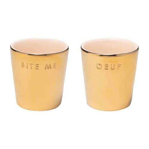 Vondels Eierdopjes Crème/Goud