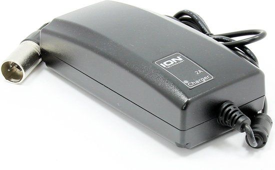 UNBRANDED Sparta ION EBP Acculader - Elektrische fietsoplader - ION ACCU - 36V - 4 Pins - Zwart