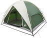 vidaXL Campingtent met waterdichte regenfly, 4-persoons, Groen