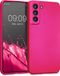 kwmobile telefoonhoesje geschikt voor Samsung Galaxy S21 FE - Hoesje voor smartphone - Back cover in metallic roze